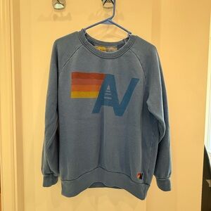 Aviator Nation Size Small Blue Sweatshirt